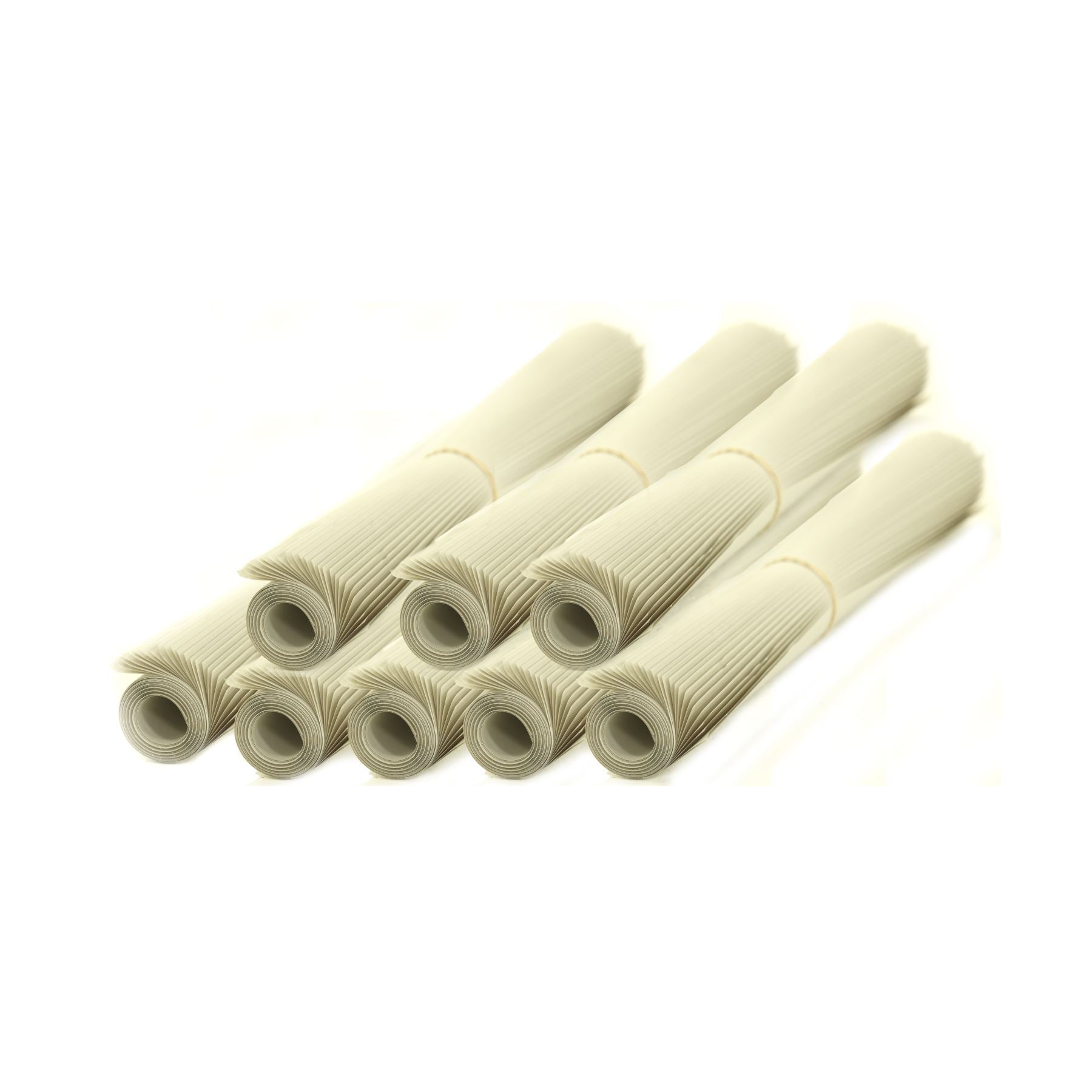 7 BR# 8 rolls of packing paper (newsprint) sheets included in a 7 Bedroom Moving Kit by UsedCardboardBoxes. Each roll weighs approximately 3 pounds (lbs).