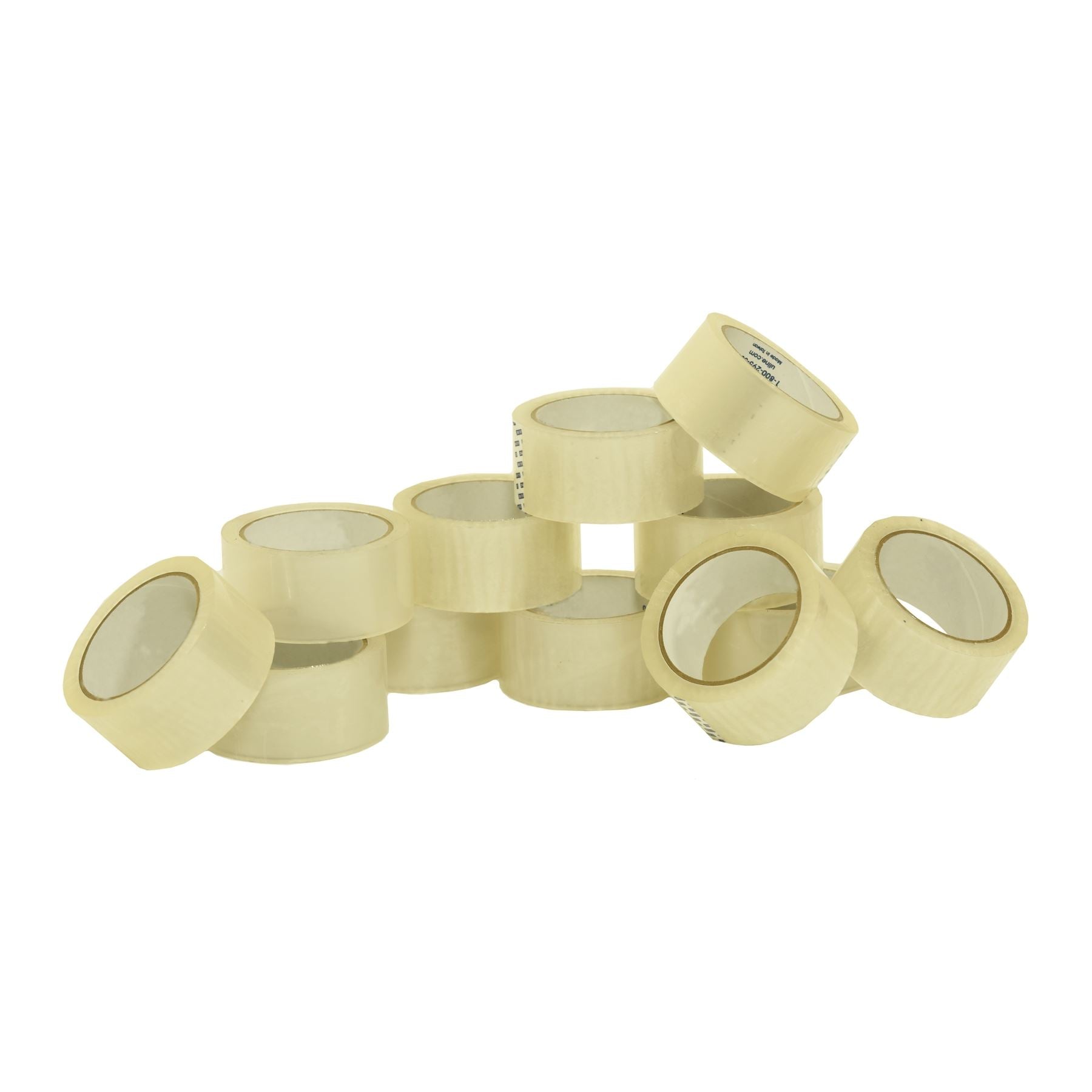 10 BR# 12 rolls of tape measuring 2 inches by 55 yards included in a 10 Bedroom Moving Kit by UsedCardboardBoxes.