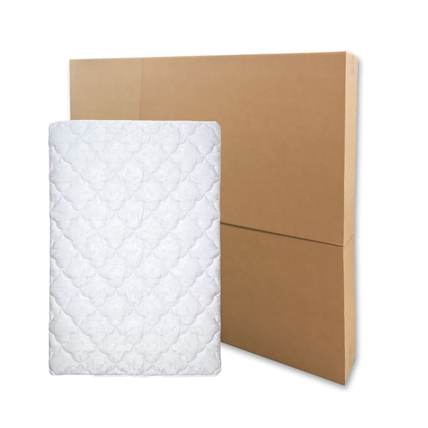 Set of 2 NEW Mattress Box halves, sized to fit from a twin mattress up to a king-sized mattress. (80''x79''x12.5'')