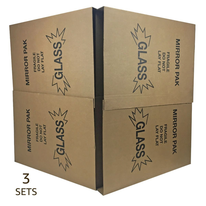 NEW Picture/Mirror Moving Boxes - 12 Pieces, up to 6 Boxes