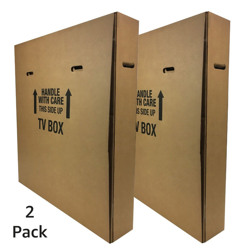 Screen Boxes Flat Screen TV Moving Boxes - Pack of 2 | UsedCardboardBoxes