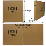 NEW Flat Screen TV Moving Boxes - Pack of 2