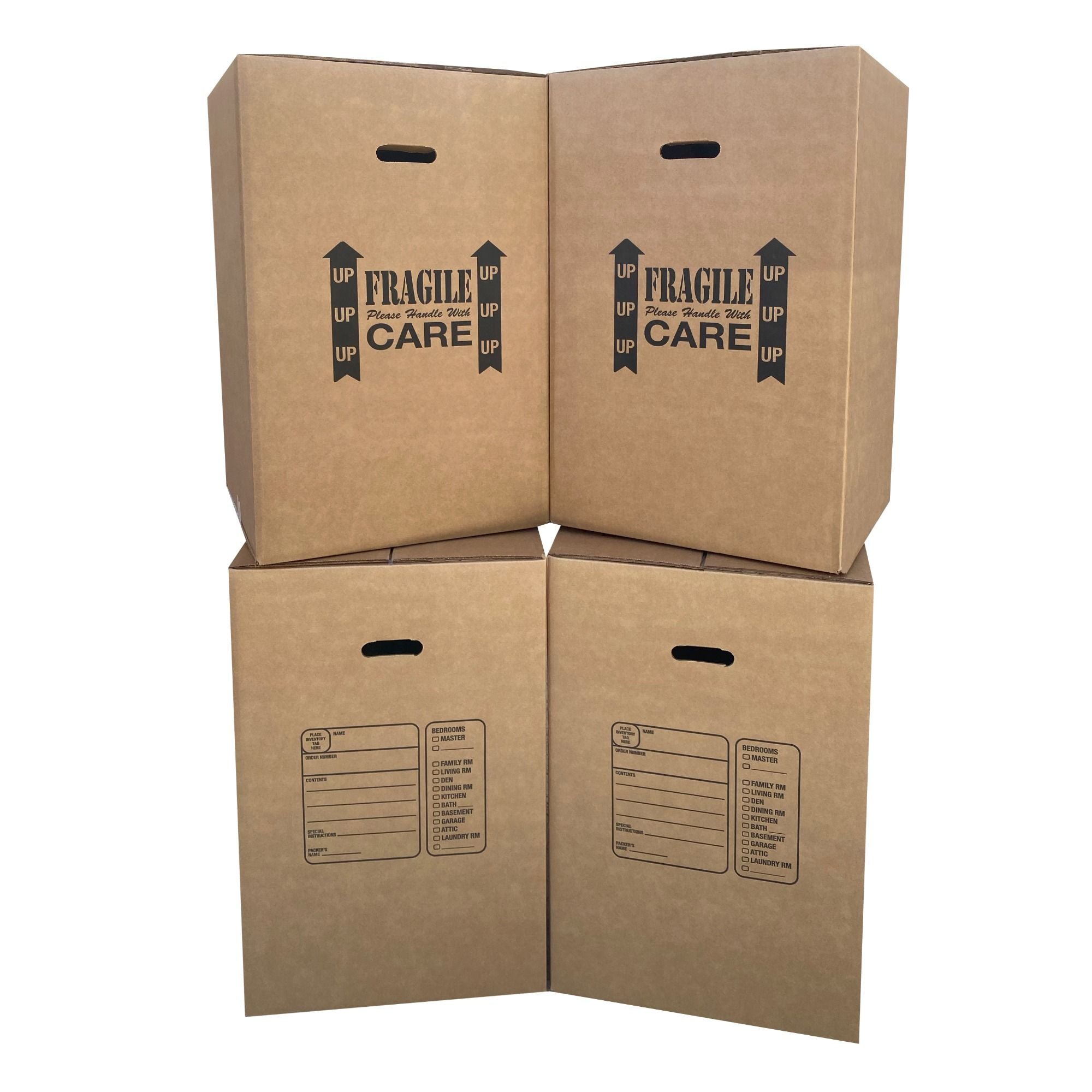 Heavy Duty Kitchen Dish Moving Boxes - Pack of 4 | UsedCardboardBoxes