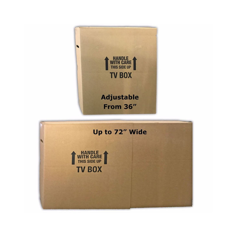 Flat Screen TV Moving Boxes - Pack of 2 | UsedCardboardBoxes