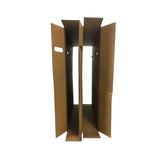 Brand New Flat Screen TV Boxes (2-pack) by UsedCardboardBoxes. Inside and opened view.